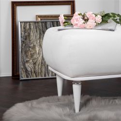 Банкетка Арт Софт Айс Сильвер