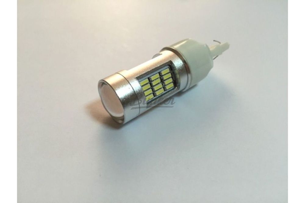 Светодиод T20-42SMD-4014 12V линза 2 контакт, (шт.)