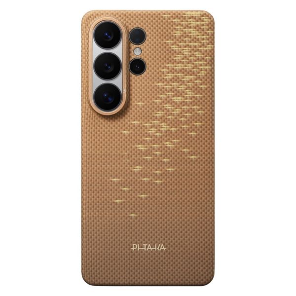 Чехол Pitaka Edge Case для Samsung S26 Ultra, Золотой блик | Golden Glint