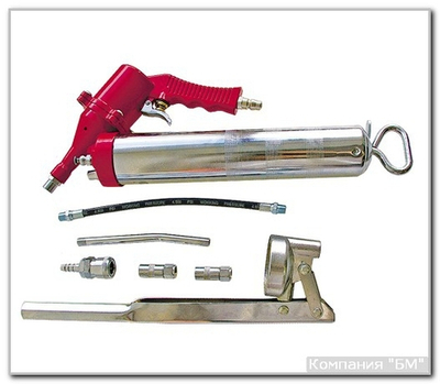 Шприц смаз. с пневмоприв. 400 мл БМ