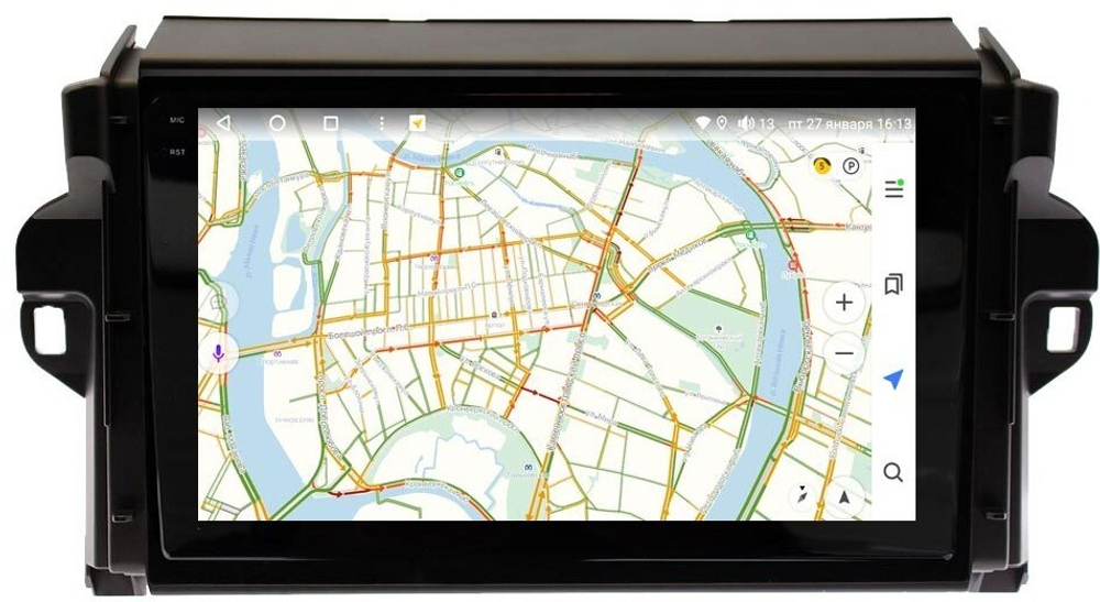 Магнитола для Toyota Fortuner 2015-2022 - Vaycar VA77-0589-2K на Android 13, 8-ядер, 2K QLED, ТОП процессор, CarPlay,4G SIM-слот