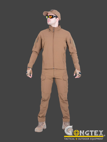 Костюм SoftShell Gongtex Outdoor Tactical Suit (без флиса). Койот