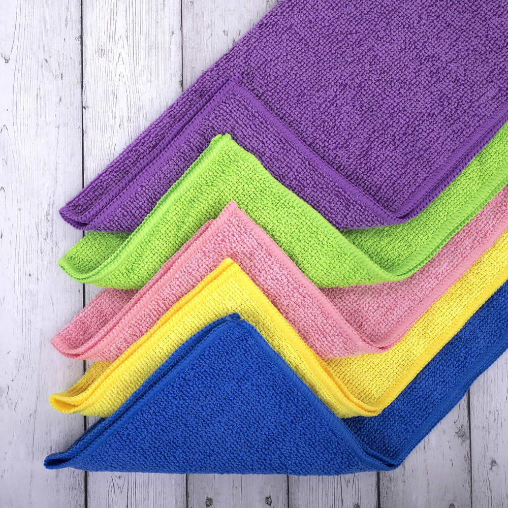 Салфетка из МИКРОФИБРЫ 30х30см комплект 10 шт. MULTI COLOUR ECONOMY 180 г/м2 LAIMA HOME (2 штуки в упаковке)