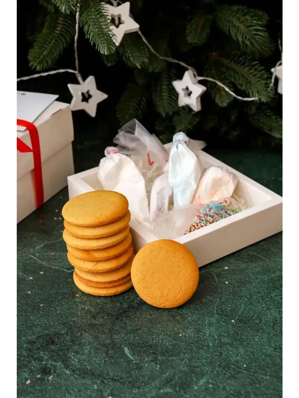 Набор имбирных пряников для росписи, 9 шт.