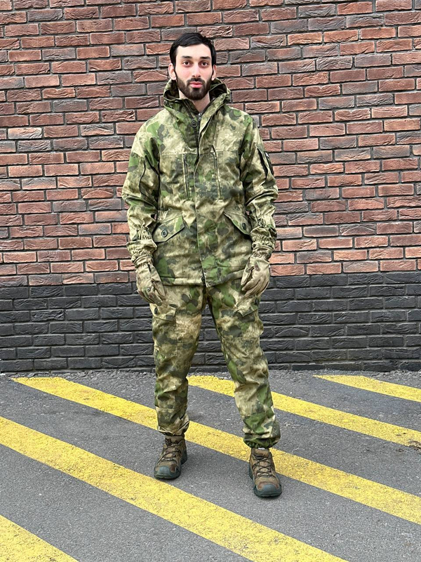 Костюм горка 6 флис осень-зима мох торнадо