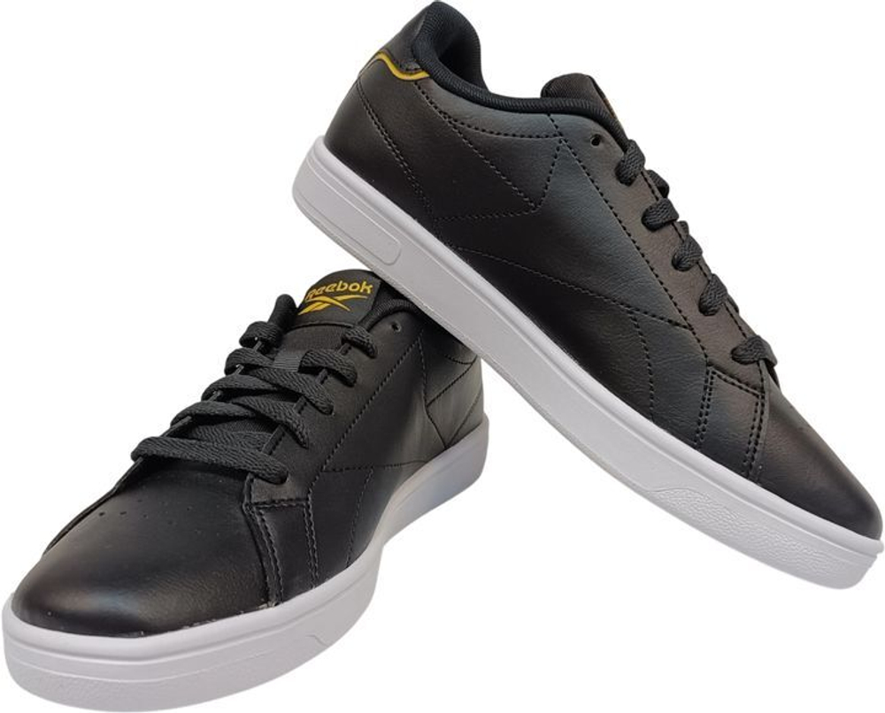 Кеды REEBOK COURT CLEAN черно-бело-желтый