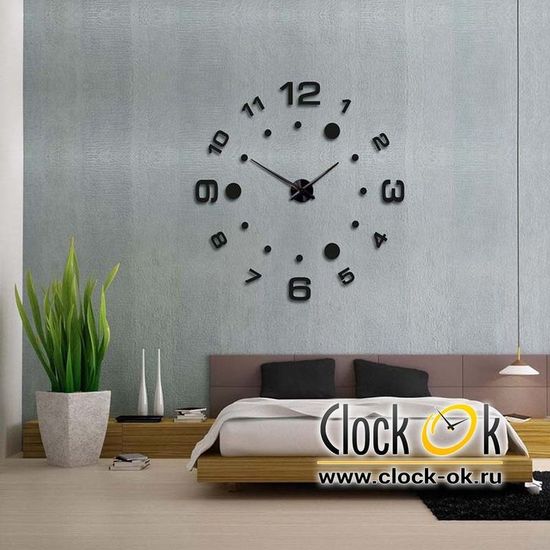 Настенные 3D часы Radius