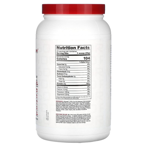 Metabolic Nutrition, ISOpwDR, изолят сывороточного протеина, со вкусом бананового крема, 690 г (1,52 фунта)