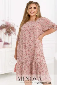 Платье 2459-пудра Minova