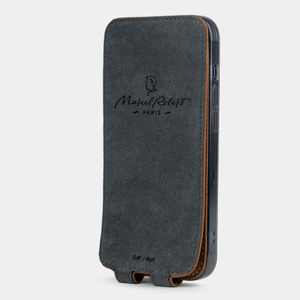 Чехол для iPhone 15 Pro Max из кожи сафьяно, цвета карамель