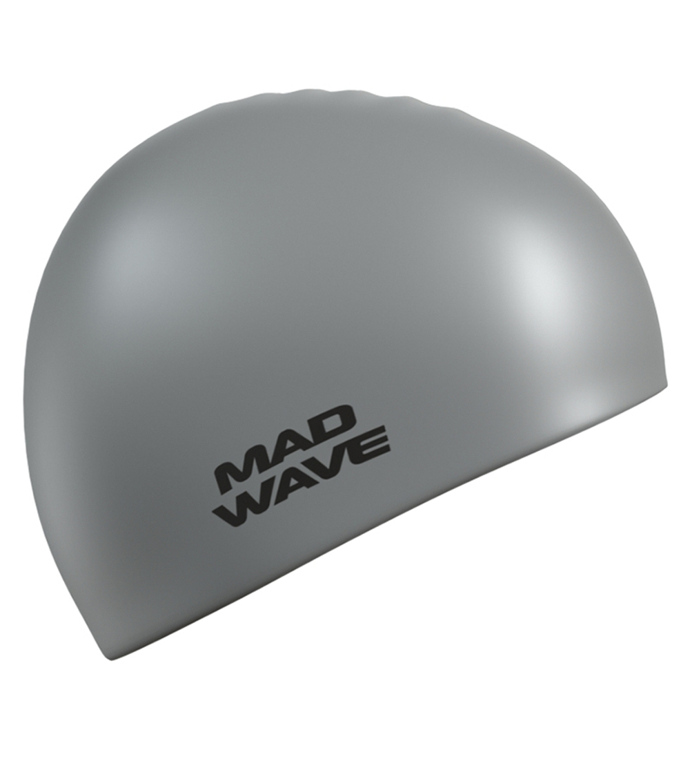 Шапочка для плавания силиконовая Mad Wave Intensive Silicone Solid