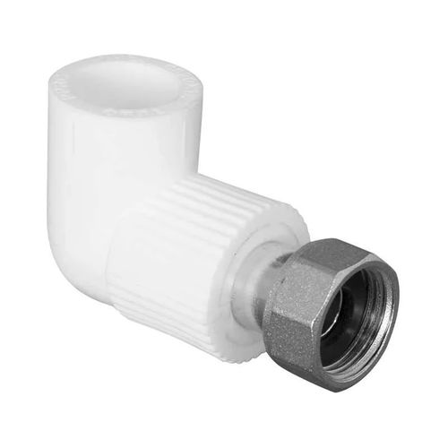 Угольник полипропиленовый 25x3/4" ВР с накидной гайкой TEBO