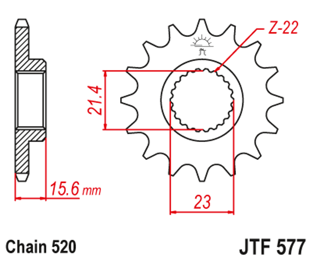 Звезда JTF577.16