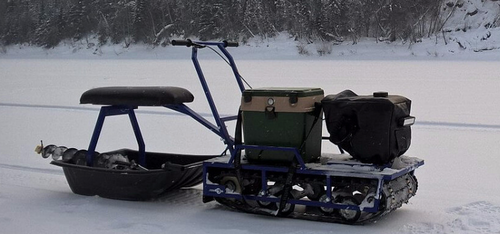 Мотобуксировщик Альбатрос-L 6.5 с фарой