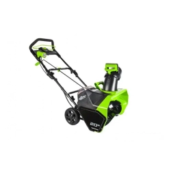 Greenworks GD40SB 40В аккумуляторный снегоуборщик (1 x 4 Ач, ЗУ) ковш 51 см, выброс 6 м 2600607