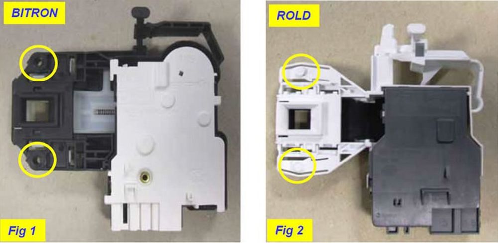 Устройство блокировки люка (УБЛ) для стиральной машины Ariston (Аристон) - 285597, 254755, 85496500
