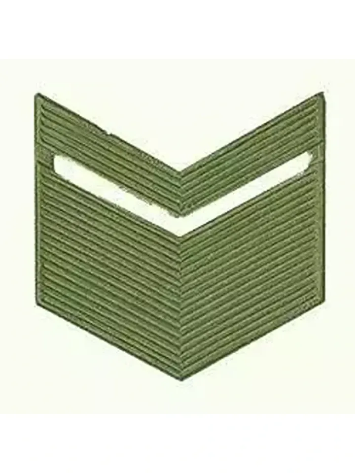 Лычка Старшина металл полевая