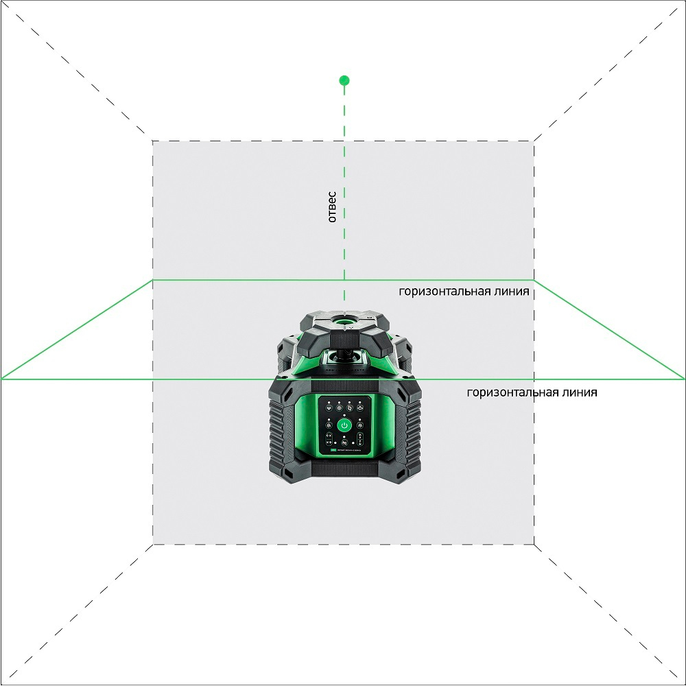 Ротационный лазерный нивелир ADA ROTARY 500 HV-G SERVO А00579