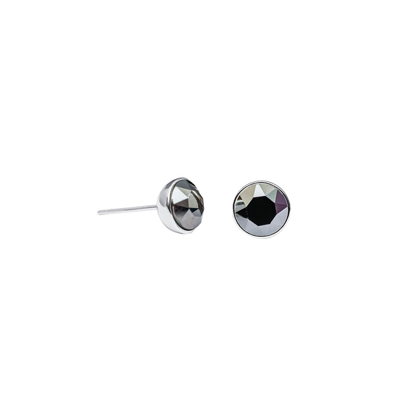 Серьги-пусеты Fiore Luna Crystal Light Chrome SWE298 CLC S