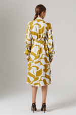 51636 Платье женское (оливковый принт)