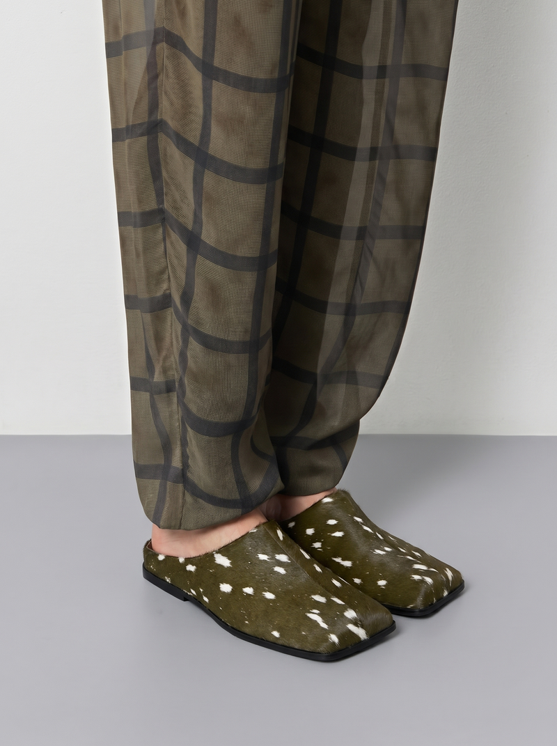 mule square bambi khaki