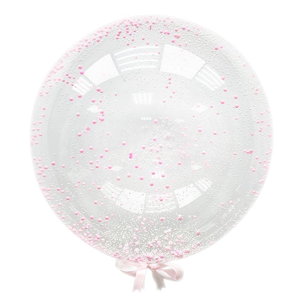 Шар-сфера Баблс (deco-bubbles) с конфетти, бубочками
