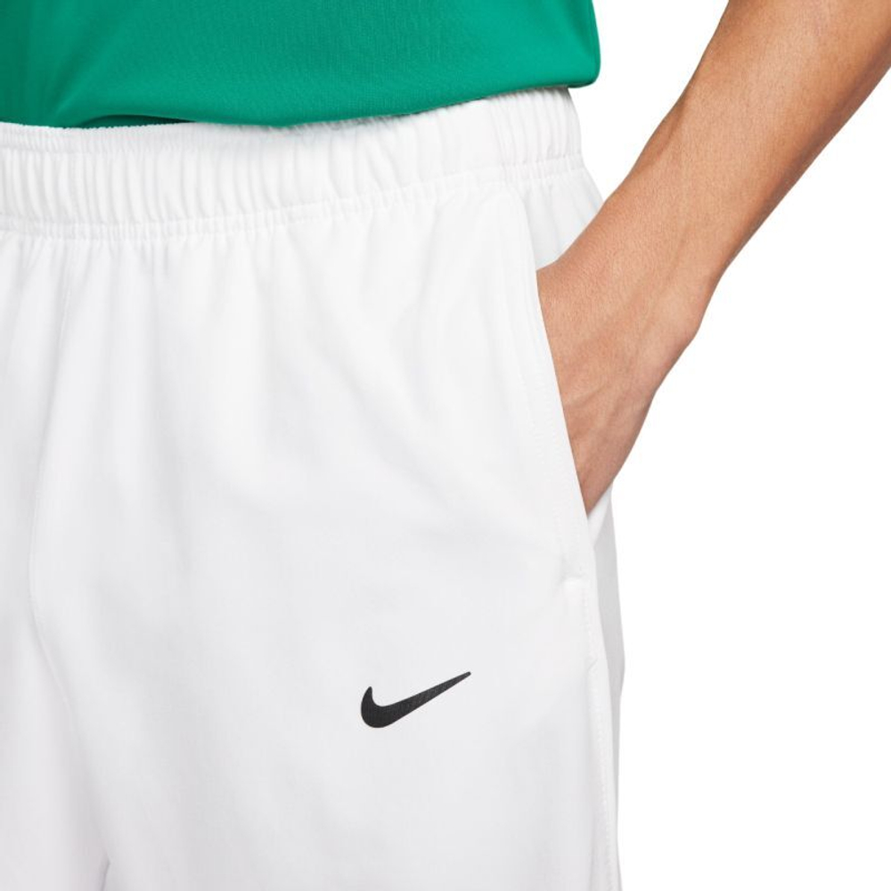 Мужские теннисные штаны Nike Court Advantage Dri-Fit Tennis Pants - белый