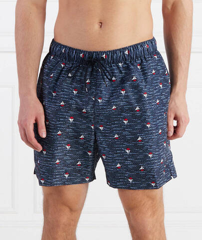 Шорты для плавания MEDIUM DRAWSTRING PRINT Tommy Hilfiger - темно-синий(UM0UM02827)