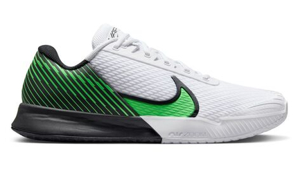 Мужские кроссовки теннисные Nike Zoom Vapor Pro 2 - белый, черный, зеленый