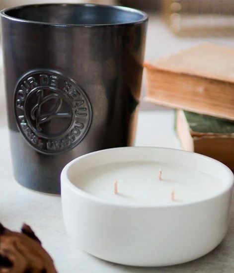 Ваниль - Ветивер, свеча в фарфоре Loft edition, Pour de Beau