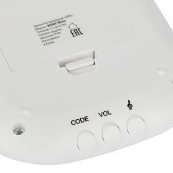 Звонок дверной ЭРА BIONIC White беспроводной белый 6 мелодий | Электрозвонки беспроводные