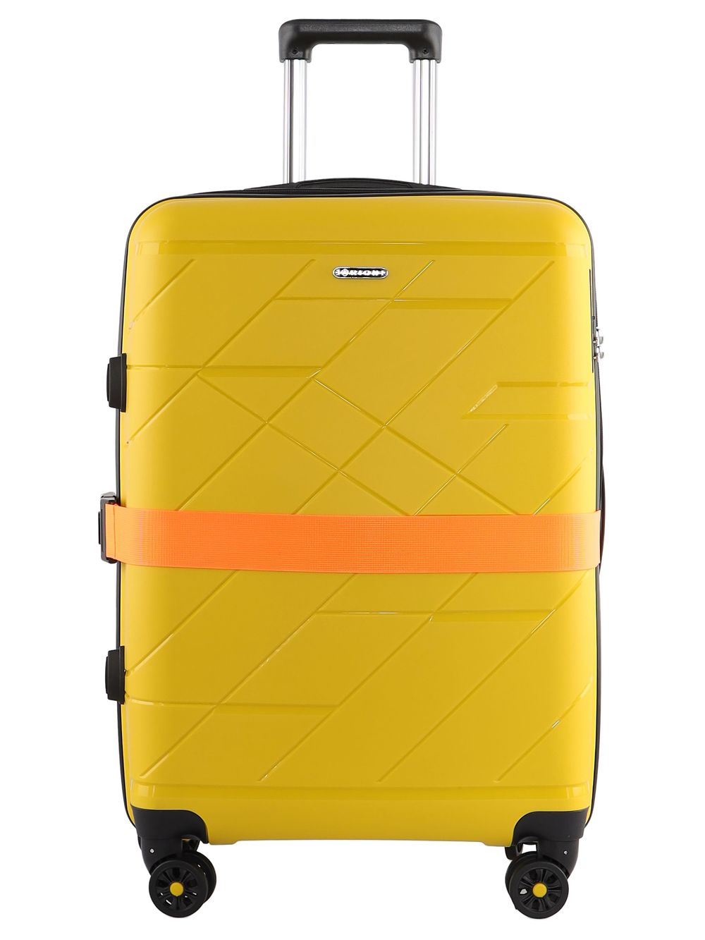 Чемодан 463 / С ремнем / Полипропилен