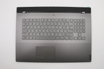 Верхняя панель с клавиатурой (топкейс) для ноутбука Lenovo Legion Y740-17ICHg/Legion Y740-17IRH/Legion Y740-17IRHg раскладка - русская, с подсветкой, серый (5CB0S16460), оригинал