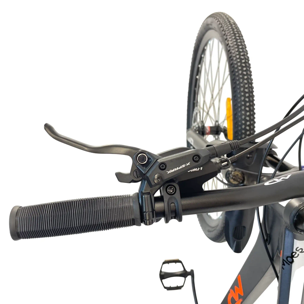 Велосипед Mingdi 29" 27скор (алюминиевая рама, гидравлический тормоз, L-Twoo, MD) Серо-оранжевый (MD