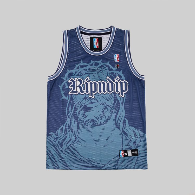 Футболка мужская Ripndip Lord Savior Nerm Basketball Jersey артикул:RND10058 - купить в магазине Дайс