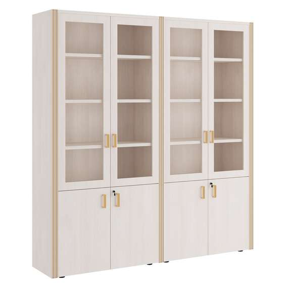 Композиция 2 Шкаф для бумаг 4 створки 195x42x206