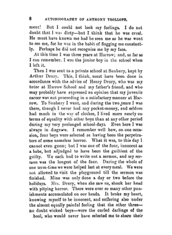 Autobiography of Anthony Trollope | Trollope Anthony