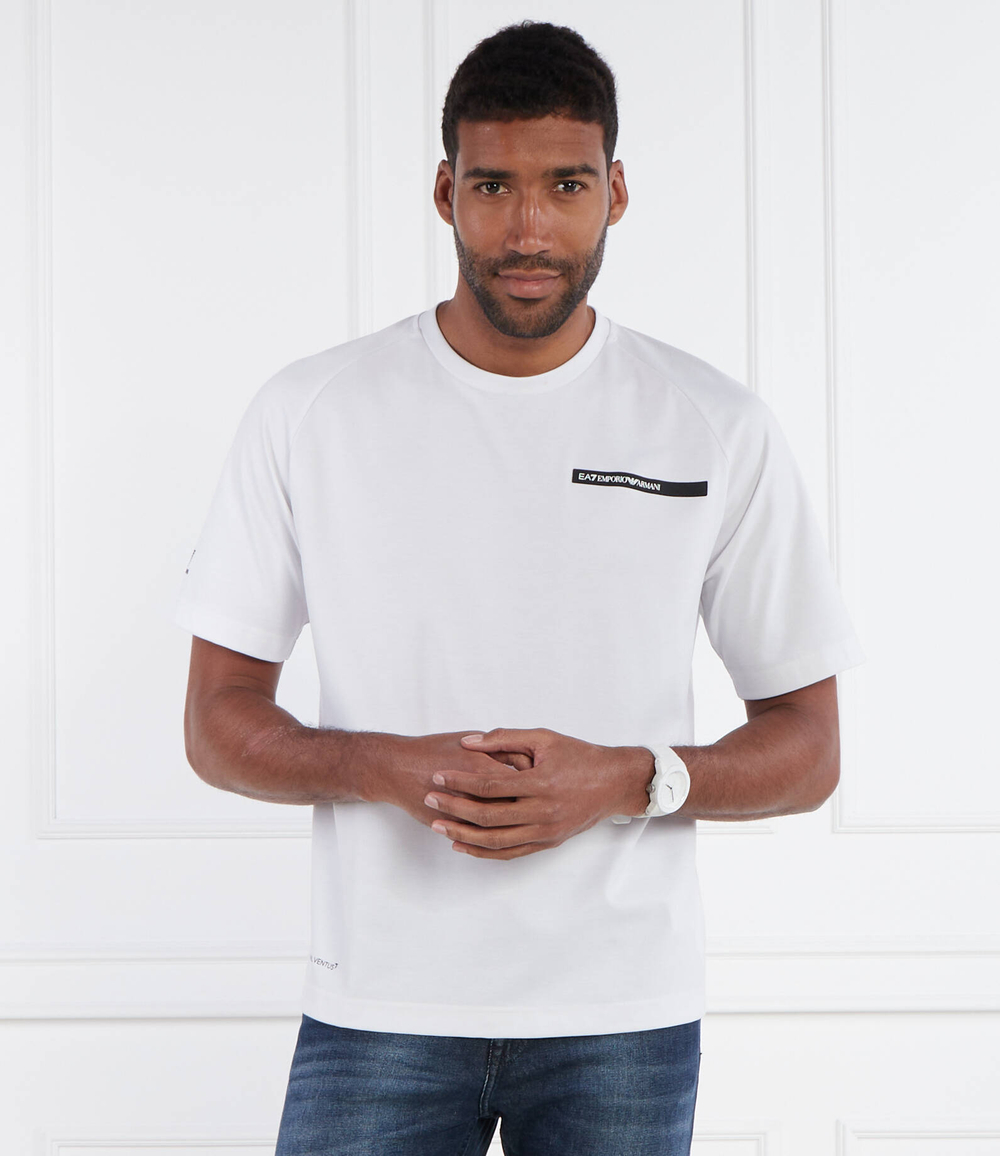 Футболка EA7 - белый(3DPT11 PJUYZ)