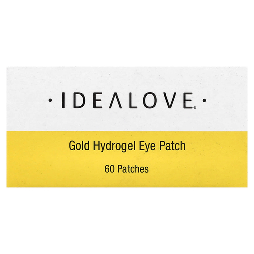 Idealove, Eye Admire, гидрогелевые патчи для глаз с золотом, 60 шт.