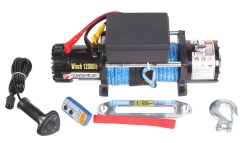 Лебедка автомобильная 5.5т, 12V (нейлоновый трос) Forsage F-TRH912000N