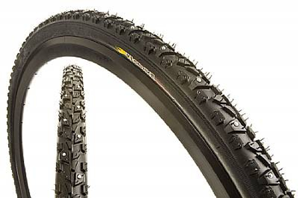 Покрышка 700х35С (37-622) K1014 KLONDIKE SKINNY 100шипов/2ряда 760г 30TPI (3,5-6,0 Bar) (10) KENDA