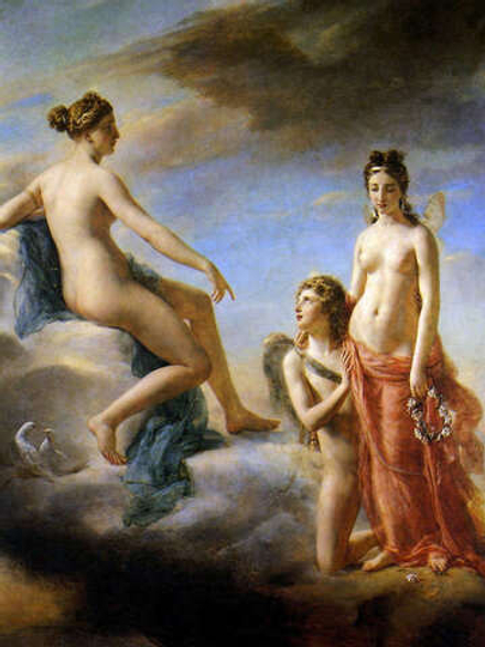 Georges Rouget (1781-1869) - эротическое искусство французского художника