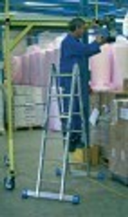 Универсальная шарнирная лестница STABILO 4х3 (123510)