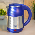 Чайник электрический 1,8л Homestar HS-1034, стальной, синий