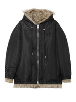 Куртка Меховая С Капюшоном Reversible Faux Fur Hood Jacket