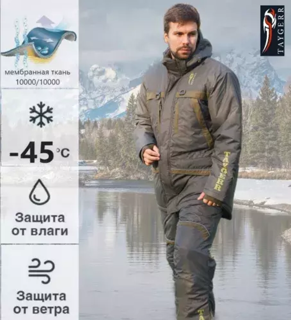 Зимний костюм Рыболов -45 финляндия хаки