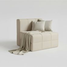 Кресло кровать раскладное бескаркасное 200х90 (милк Вивальди)