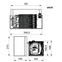 Холодильник автомобильный UR35 для MAN TGA/TGX