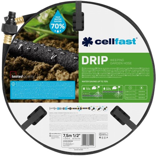 Шланг CELLFAST DRIP сочащийся 1/2" 30 м   19-004