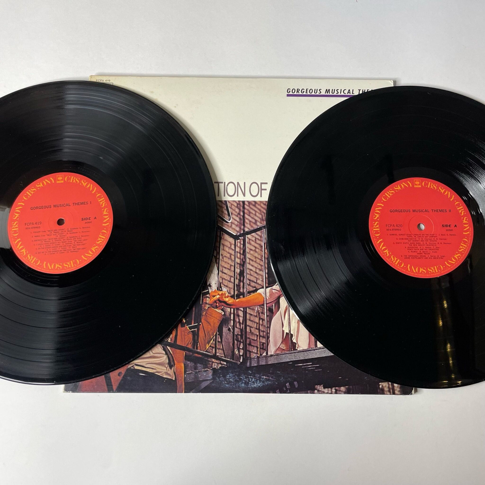 Винтажная виниловая пластинка LP The Best Collection Movie Themes Georgeuos Musical Themes (Japan 1975) (No Obi)